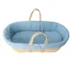 Blue muslin basket Blue muslin basket