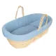 Blue muslin basket Blue muslin basket