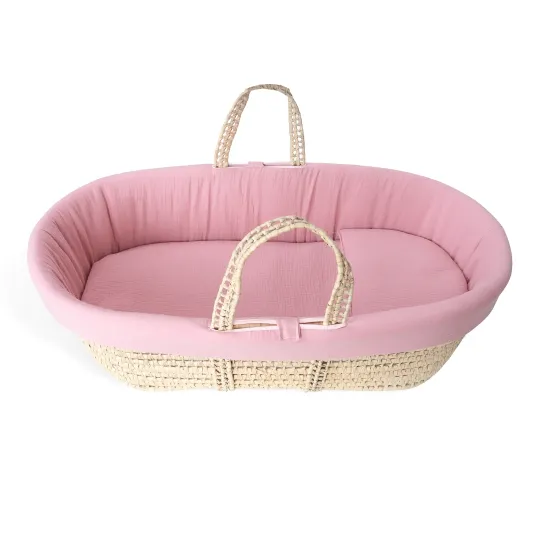 Pink Muslin Basket Pink Muslin Basket