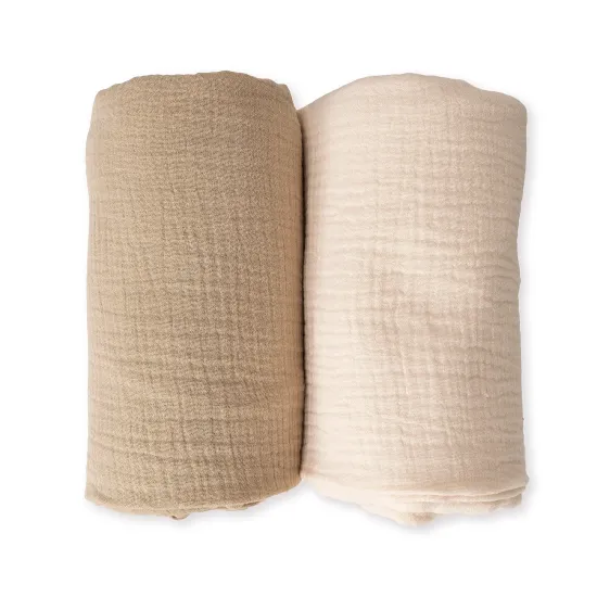 Lote Muselinas Beige / Tostado Lote Muselinas Beige / Tostado