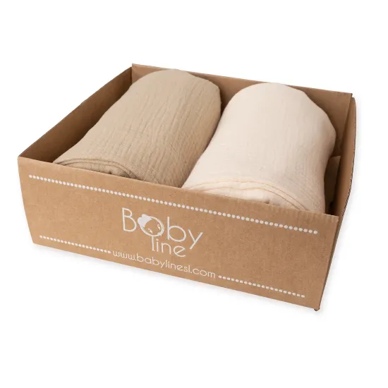 Lote Muselinas Beige / Tostado Lote Muselinas Beige / Tostado