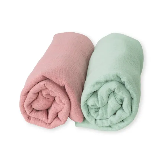 Lote Muselinas Verde / Rosa Lote Muselinas Verde / Rosa