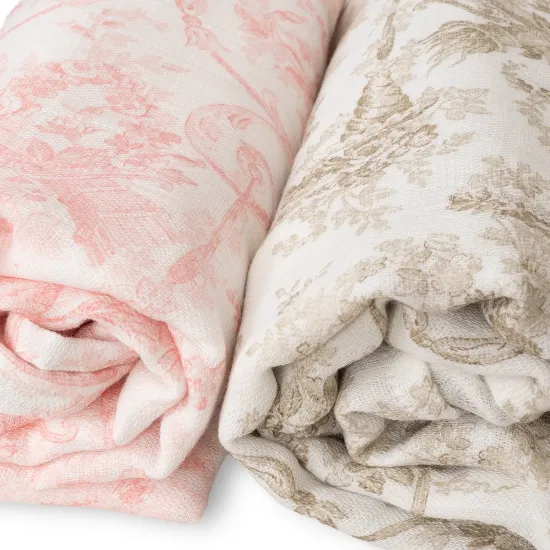 Beige/Pink Toile Muslin Lot