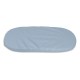 100% Cotton Fitted Sheet, Adjustable with Elastic Bands, Light Blue (Car/Carrycot/Cuckoo 80)