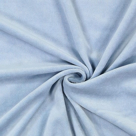 Coralina Crib Fitted Sheet 80 x 130 Light Blue