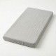 Lote 2 Bajeras Cuna 60 x 120 Muselina Azul / Gris
