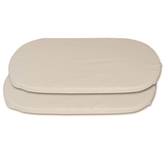 Lote 2 Bajeras 100% Algodón. Ajustables con Goma. (Beige, Coche/Capazo/Cuco 80) Lote 2 Bajeras 100% Algodón. Ajustables con Goma. (Beige, Coche/Capazo/Cuco 80)