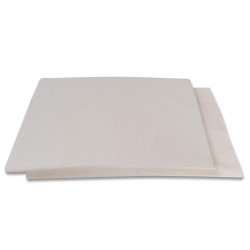 Set of 2 Fitted Crib Sheets 60 x 70 in Beige. 100% Cotton. Adjustable with rubber bands.